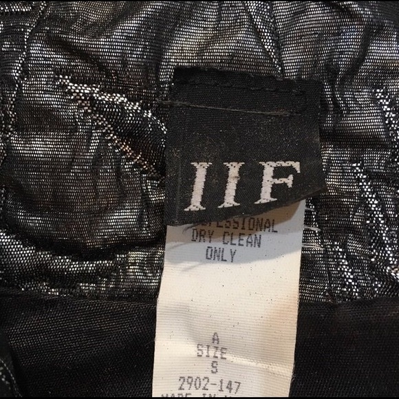 🎉HP🎉Vintage IIF Metallic Space Age Jacket - Picture 4 of 4